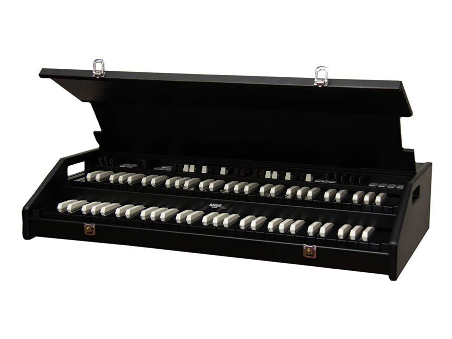 virtual tonewheel organ MOJO SUITCASE, 2x 61 keys, 9+2+9 drawbars - LIMITED black edition - Afbeelding 5