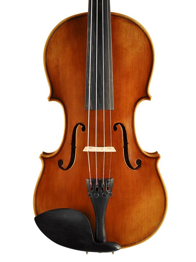 violin outfit 4/4, oil varnish slightly shaded, flamed maple, case, BV-10/44 ELS bow incl. - Afbeelding 4
