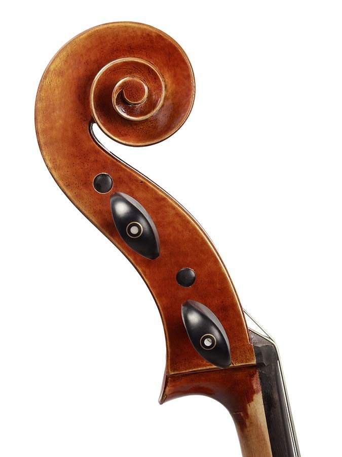 cello 4/4, oil varnish with light brown finish, European woods - Afbeelding 3