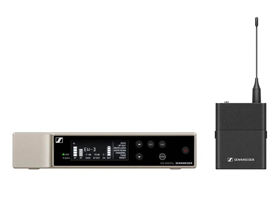 wireless bodypack base set with bodypack transmitter (without cable), (S1-7) 606-662 MHz (NL) - Afbeelding 2