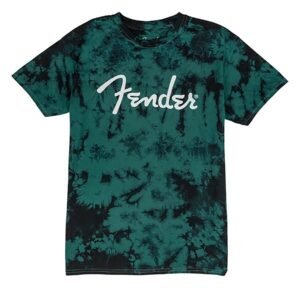 tie-dye logo t-shirt, blue, M