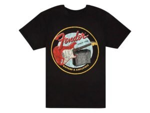 1946 guitars & amplifiers t-shirt, vintage black, XXL