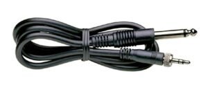 connecting cable for guitar and bass for bodypack transmitters with twist lock