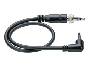 line output cable for EK100G3 with 1/8 in. miniplug to 3.5mm threaded ew connector