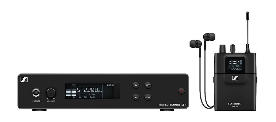 in-ear monitor system, complete starter set, E-range (823-832MHz) EU license free