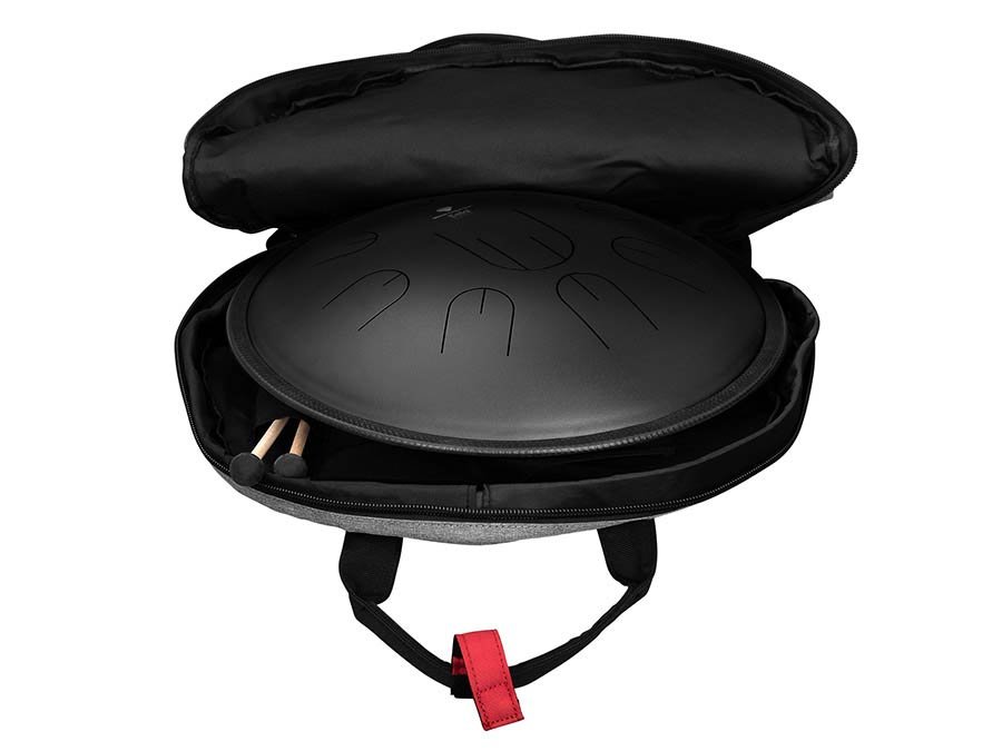 tongue drum 14", 9 tongues, D Kurd, black - Afbeelding 11