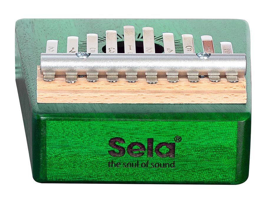 kalimba 'Mahogany 10" green - Afbeelding 8
