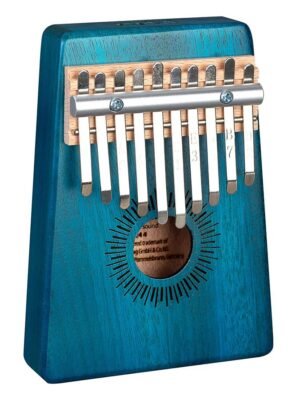 kalimba 'Mahogany 10" blue