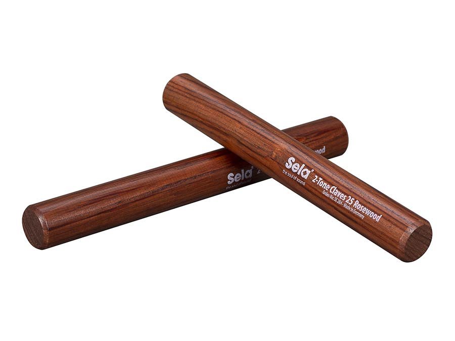 2-tone claves 25mm, rosewood - Afbeelding 2