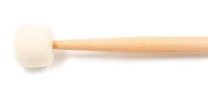 hickory cymbal mallet SWOOSH SOFT with 25mm hard felt ball and 5A handle