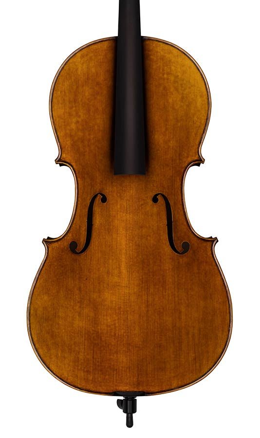 cello 3/4, oil varnish with light brown antique finish, european wood