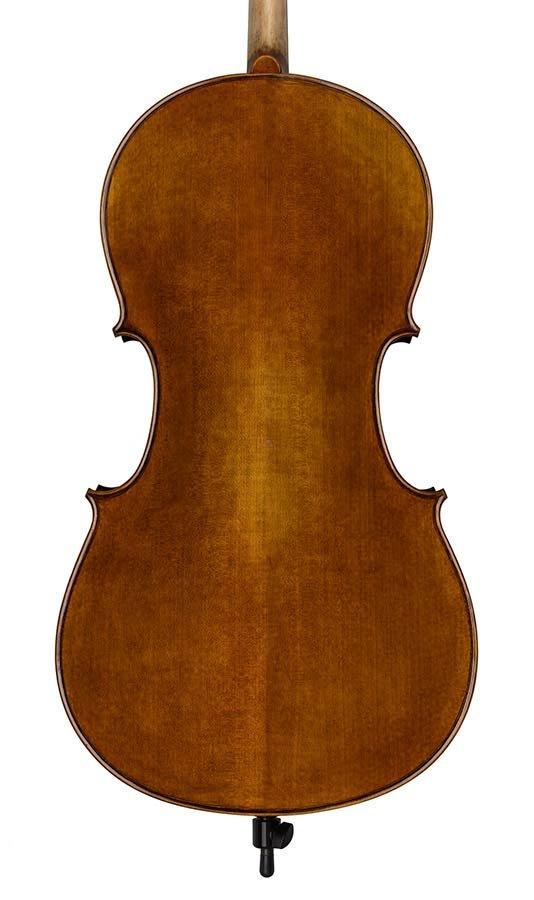 cello 1/2, oil varnish with light brown antique finish, european wood - Afbeelding 2