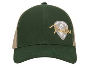 globe pick patch hat, green khaki