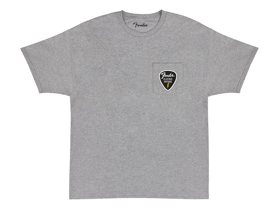 pick patch pocket t-shirt, athletic grey, XL