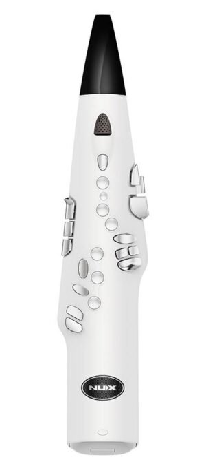 digital saxophone, Bluetooth, supports trumpet fingering, wireless set incl., 5 watt speaker, white