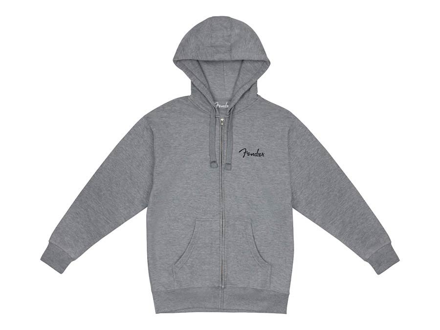 Clothing small spaghetti logo zip front hoodie, athletic gray, S
