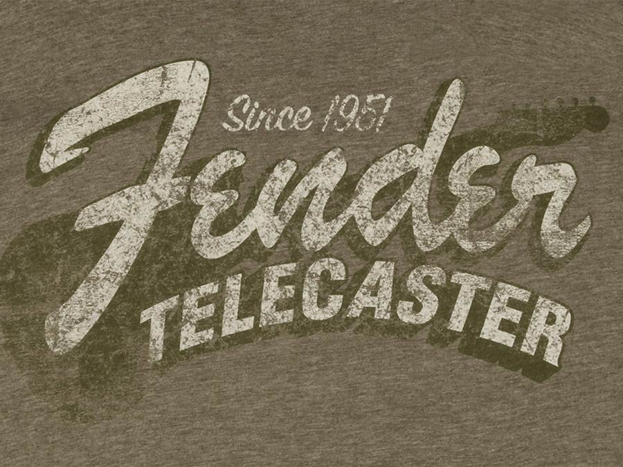 Since 1951 Telecaster t-shirt, military heather green, S - Afbeelding 2