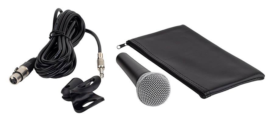 dynamic microphone, frequency response 50hz-16khz, clamp, cable and bag included - Afbeelding 4