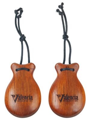 teak castanets 9.80x6.55x3.05 cm