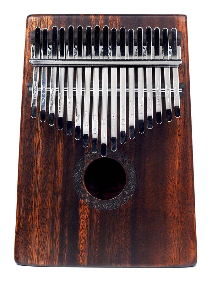 kalimba 17 keys TRADITIONAL, with tuning hammer and bag - Afbeelding 3