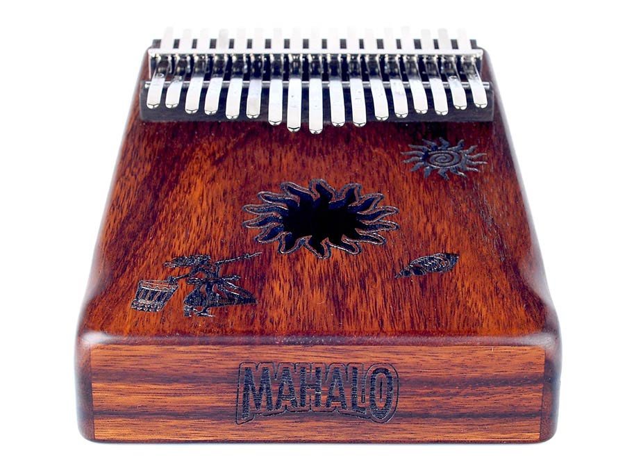 kalimba 17 keys TROPICAL, with tuning hammer and bag - Afbeelding 5