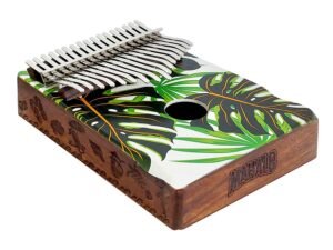kalimba 17 keys MONSTERA, with tuning hammer and bag