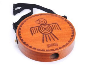 travel/lap top cajon BIRD, with strap and bag