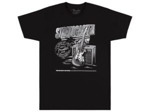 Stratocaster 70th Anniversary, tee, black, S