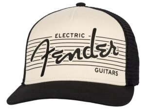 Electric hat black/cream one size
