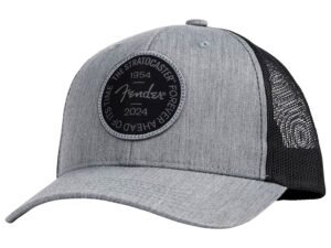 Stratocaster 70th Anniversary badge hat, gray heather, one size
