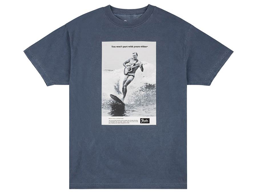 vintage ad surfer tee, ocean XL