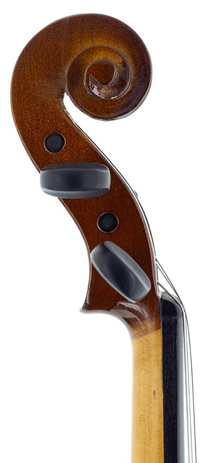 violin outfit 1/8 ready to play, all solid, ebonised hardwood fittings, incl. bow and case - Afbeelding 4