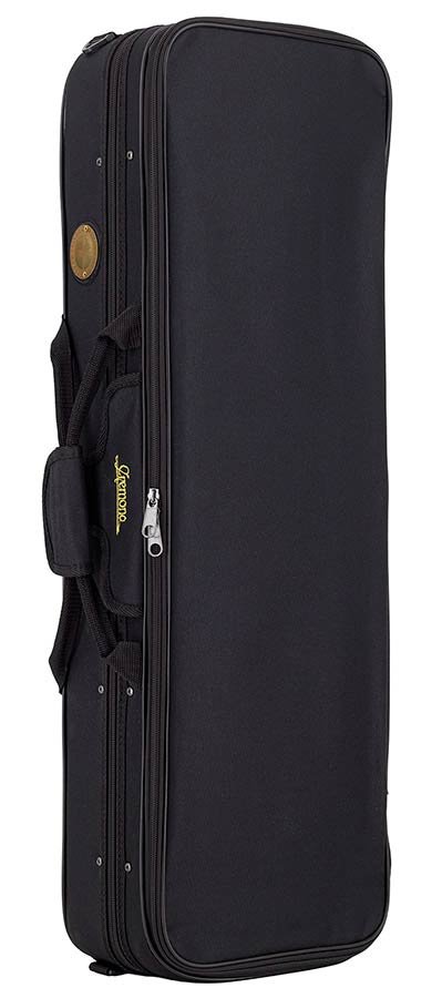 violin outfit 3/4 ready to play, all solid, flamed maple back, ebony fittings, incl. bow and case - Afbeelding 6