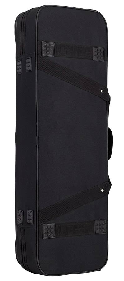 violin outfit 3/4 ready to play, all solid, flamed maple back, ebony fittings, incl. bow and case - Afbeelding 7