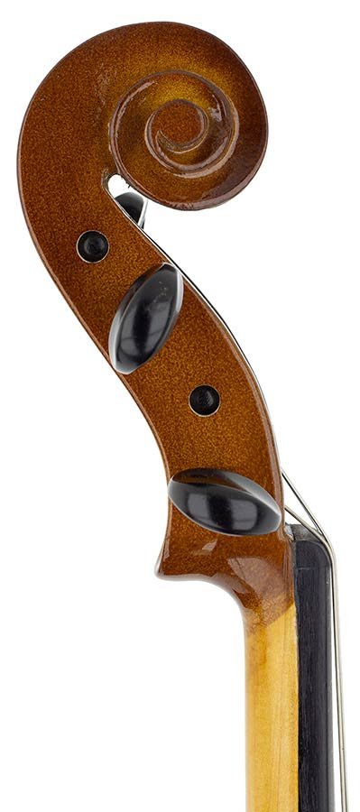 viola outfit 15" (38.0cm) ready to play, all solid, ebony fittings, incl. bow and case - Afbeelding 4