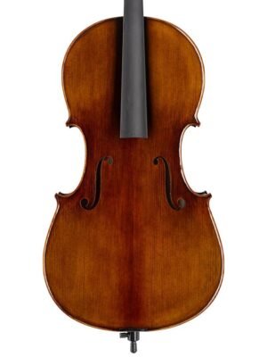cello 4/4, antique oil varnish,  European spruce and well flamed maple
