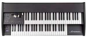 spinet-style organ SORRENTO, 2x 49 keys, tonewheel/spinet/transistor engine, incl. BURN pedal