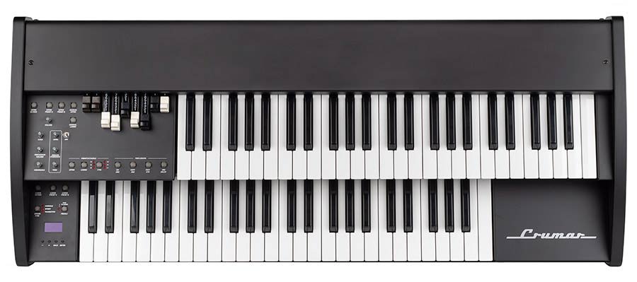 spinet-style organ SORRENTO, 2x 49 keys, tonewheel/spinet/transistor engine, incl. BURN pedal