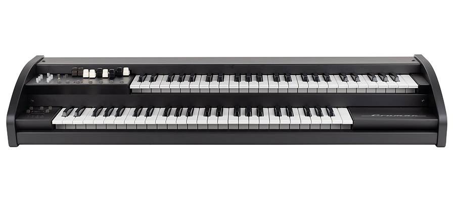 spinet-style organ SORRENTO, 2x 49 keys, tonewheel/spinet/transistor engine, incl. BURN pedal - Afbeelding 2