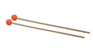mallets, pair, plastic shaft, 365 x 5,5 mm., 25 mm. head, hard plastic