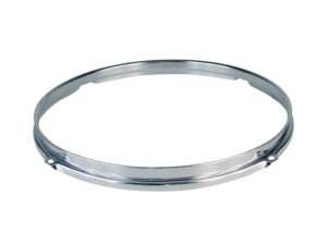 drum hoop 8", chrome plated, 4 holes