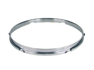 drum hoop 13", chrome plated, 6 holes