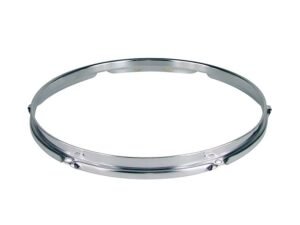 drum hoop 14", chrome plated, 6 holes