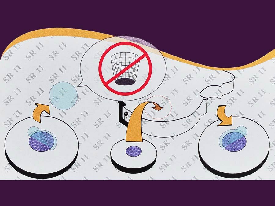 shoulder rest pad, with silicone adhesive patch - Afbeelding 2