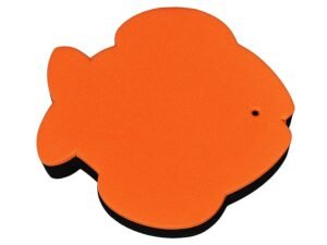 shoulder rest pad, gold fish shaped, with silicone adhesive patch