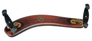 shoulder rest for violin, hard wood, dark varnished, fits 4/4- 3/4
