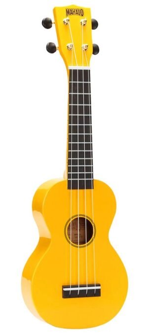 soprano ukulele, yellow, with bag