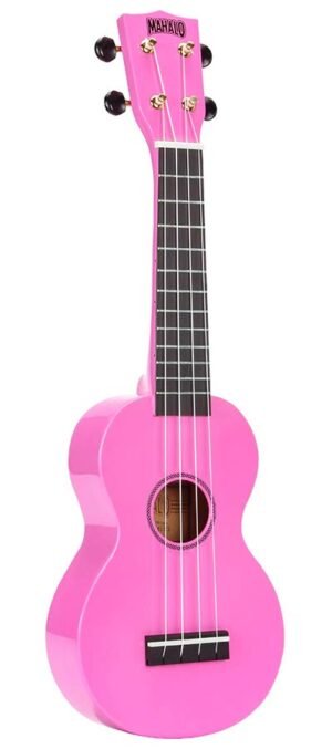 soprano ukulele, pink, with bag