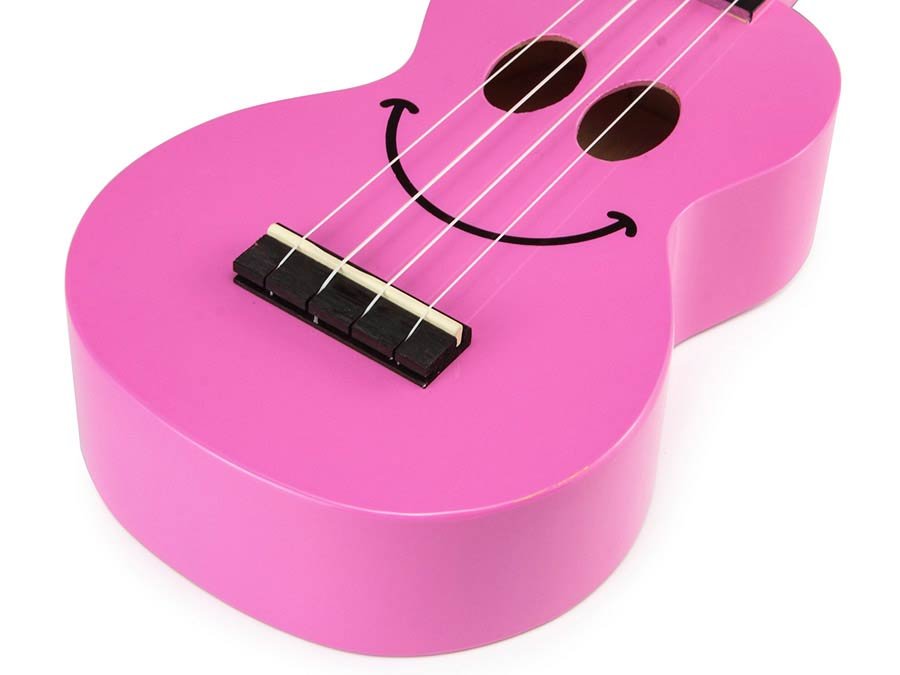 soprano ukulele, pink, with bag - Afbeelding 6