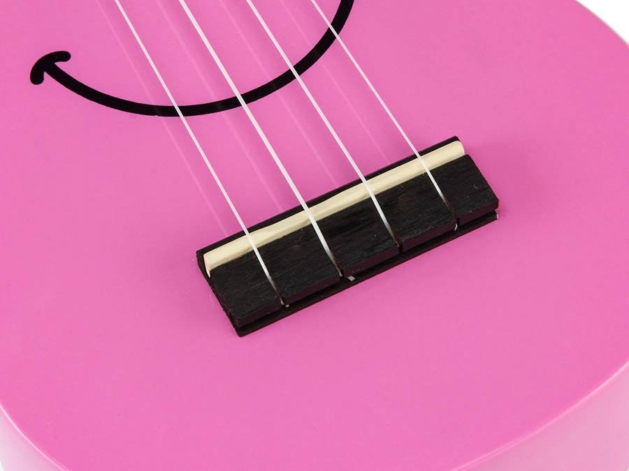 soprano ukulele, pink, with bag - Afbeelding 7